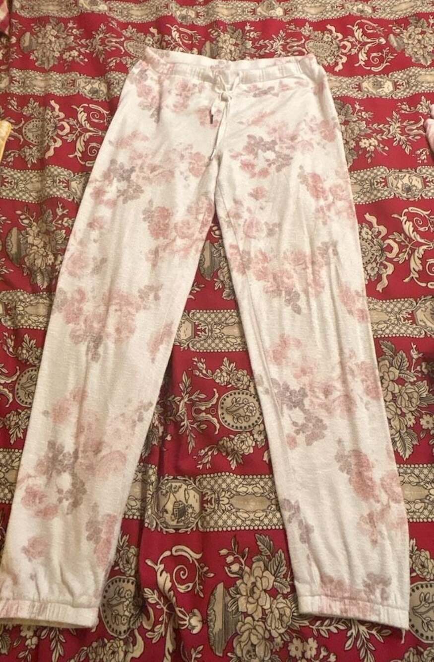 Women's Floral Print Soft Knit Pajama Lounge Pants